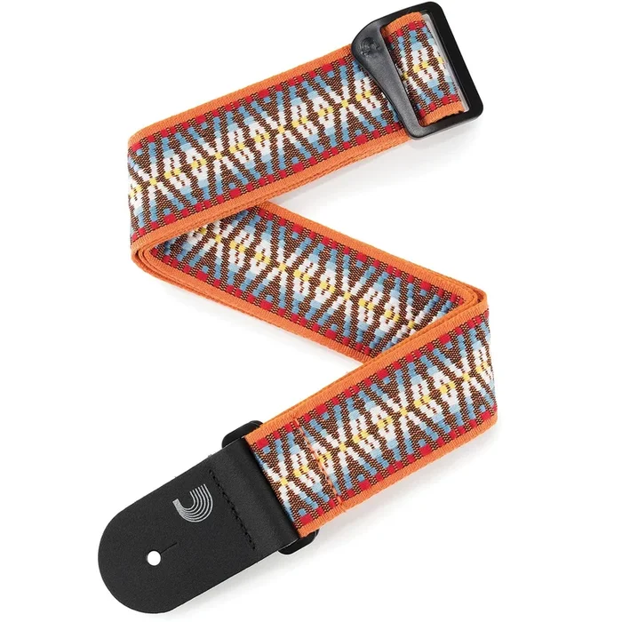 D’addario 50mm Woven Guitar Strap Hootenanny Sunrise – 50G08