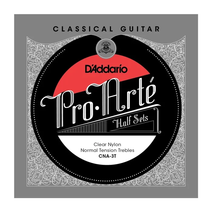 D’Addario CNA-3T Pro-Arte Clear Nylon Classical Guitar Half Set, Alto Tension