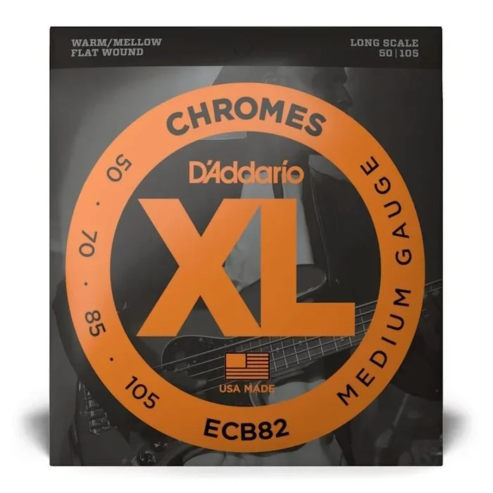 D’Addario ECB82 50-105 Medium Chromes Bass Guitar Strings