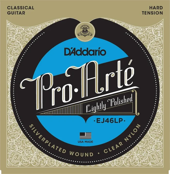 D’Addario EJ46LP Pro-Arte Composite Classical Guitar Strings, Hard Tension