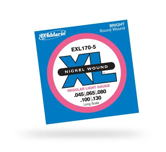 D’Addario EXL170-5 Long Scale 5-String 45-130