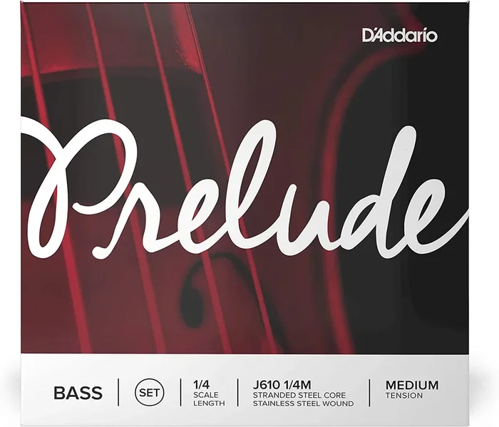 D’Addario J610 Prelude Bass 1/4″” Scale String Set