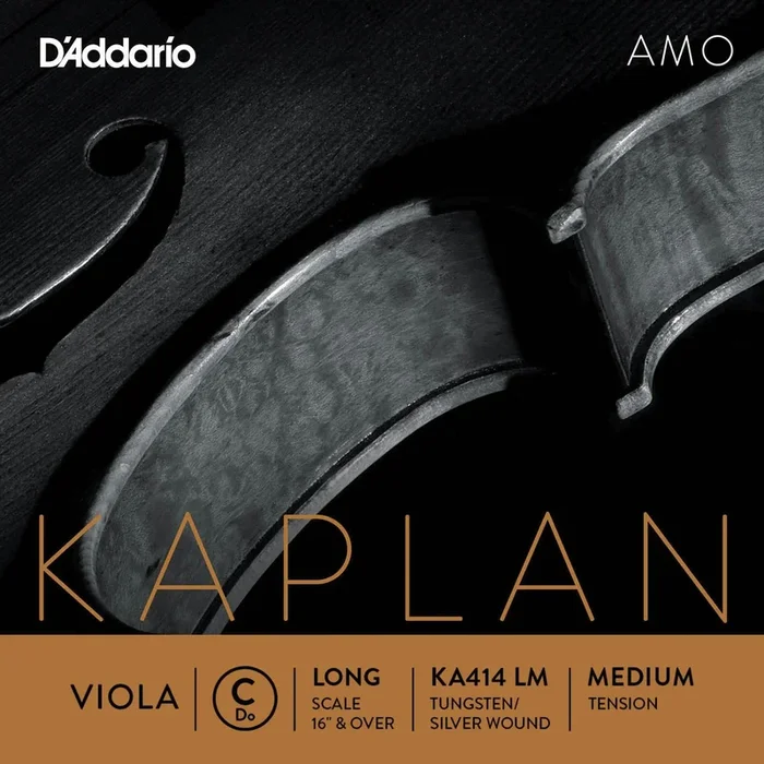 D’Addario Kaplan Amo Viola C String, Long Scale, Medium Tension