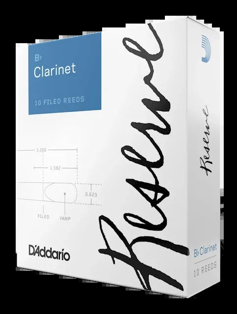 D’Addario Reserve Bb Clarinet Reeds, 10-Pack