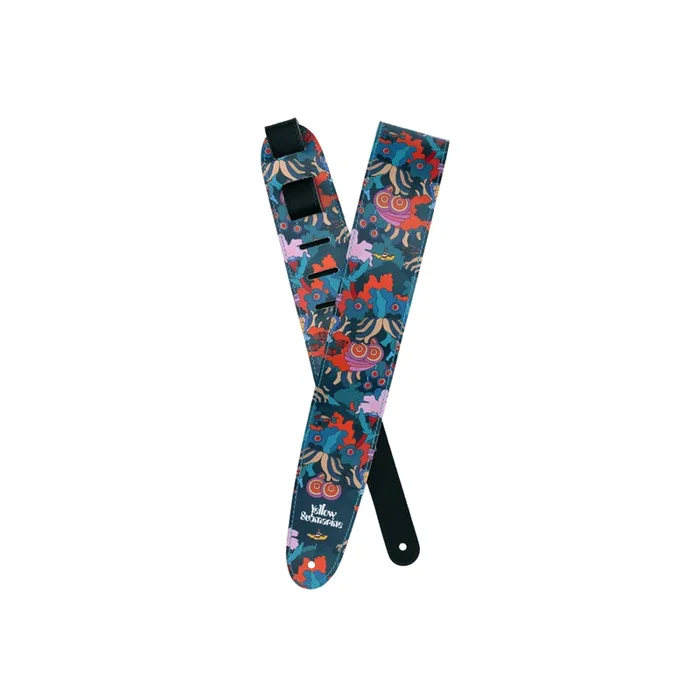 D’Addario The Beatles Yellow Submarine 55th Anniversary Vinyl Guitar Strap – Under the Sea