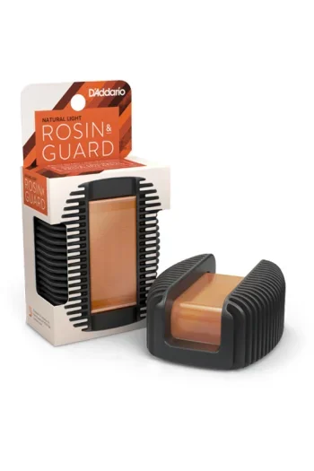 D’Addario Violin Rosin Natural Light VR200 & Rosin Guard
