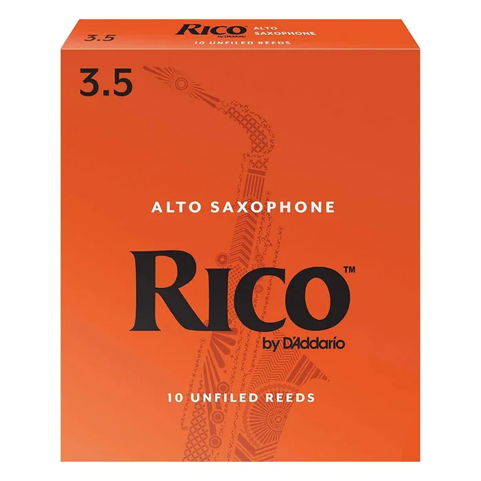 D’Addario Woodwinds Alto Sax Reeds, Strength 3.5, 10-Pack RJA1035