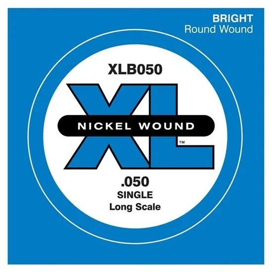 D’Addario XLB050 Nickel Wound Bass Guitar Single String Long Scale (.050)
