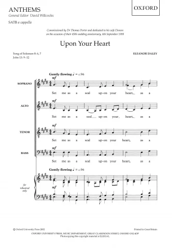 Daley : Upon The Heart: Vocal SATB (OUP)
