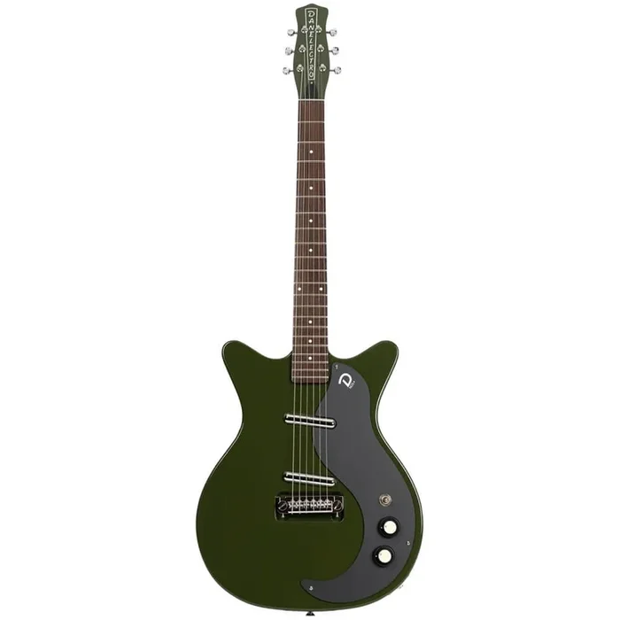 Danelectro ’59M Blackout Electric Guitar with NOS+ Pickups – Green Envy