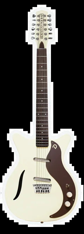 Danelectro Vintage White 12 String Electric Guitar
