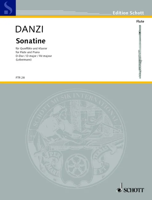 Danzi, Franz : Danzi, Franz : Sonatine D major, – flute and piano – Schott Digital