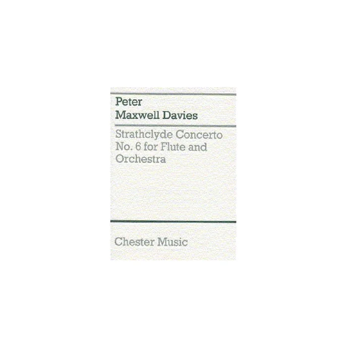 Davies, Peter Maxwell – Strathclyde Concerto No. 6 (Miniature Score)