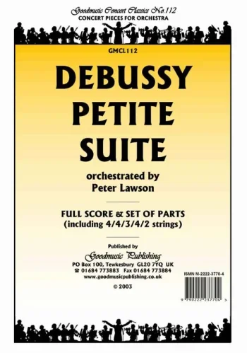 Debussy : Petite Suite Orchestra Score And Parts