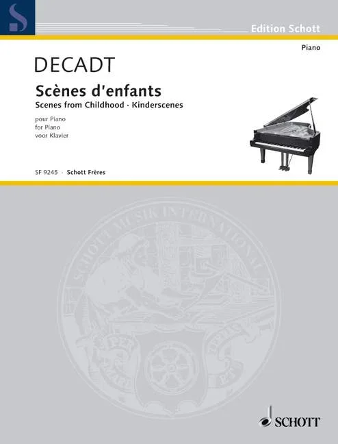 Decadt, Jan : Decadt, Jan : Scenes from Childhood, – Piano – Schott Digital