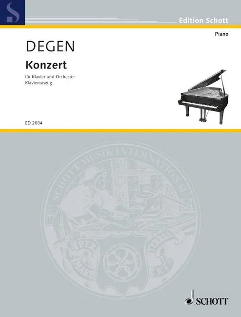 Degen, Helmut : Degen, Helmut : Concerto, – piano and orchestra – Schott Digital