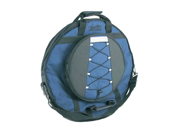 Deluxe cymbals bag 22″”+14″”, 20 mm padded, various pockets and dividers, with strap