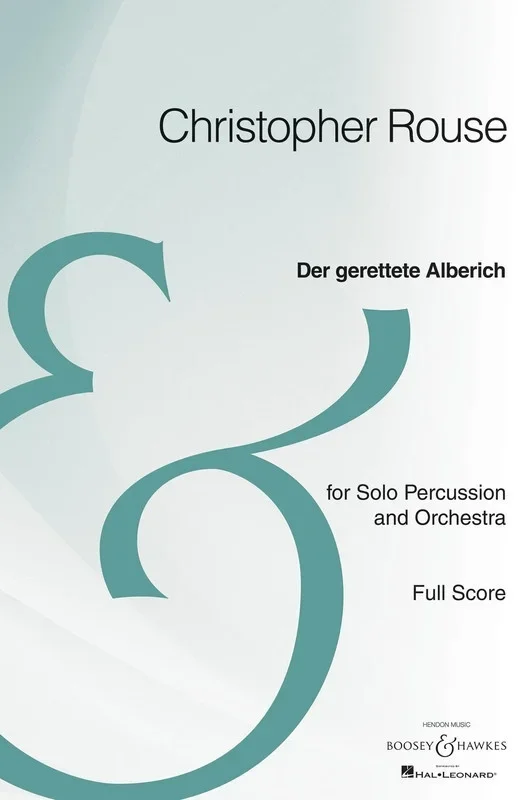 Der Gerettete Alberich Percussion/Orchestra Scor (Softcover Book)
