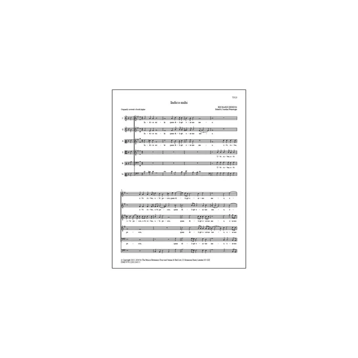 Dering, Richard – Indica mihi