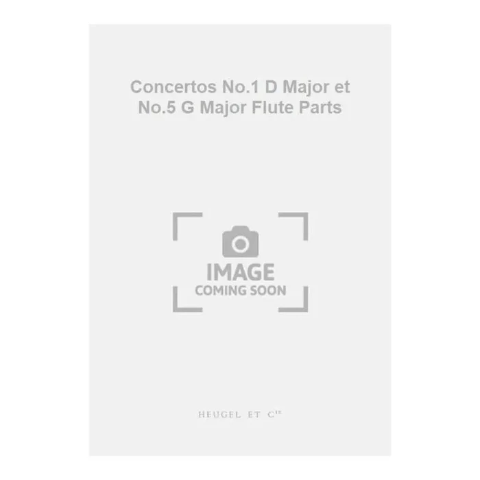 Devienne, François – Concertos No.1 D Major et No.5 G Major Flute Parts