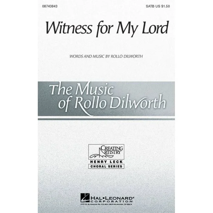 Dilworth, Rollo – Witness for My Lord