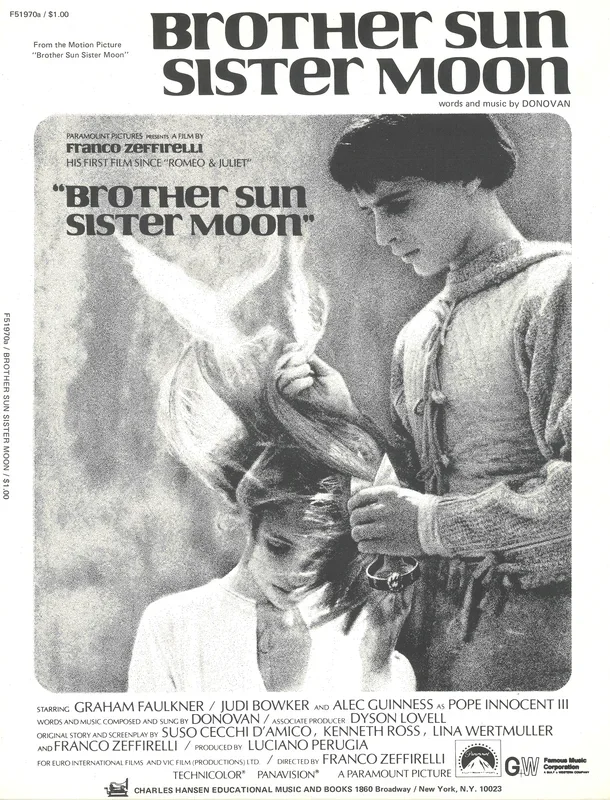 Donovan Leitch : Donovan Leitch : Brother Sun, Sister Moon – Guitar, Piano, Voice – Faber Digital