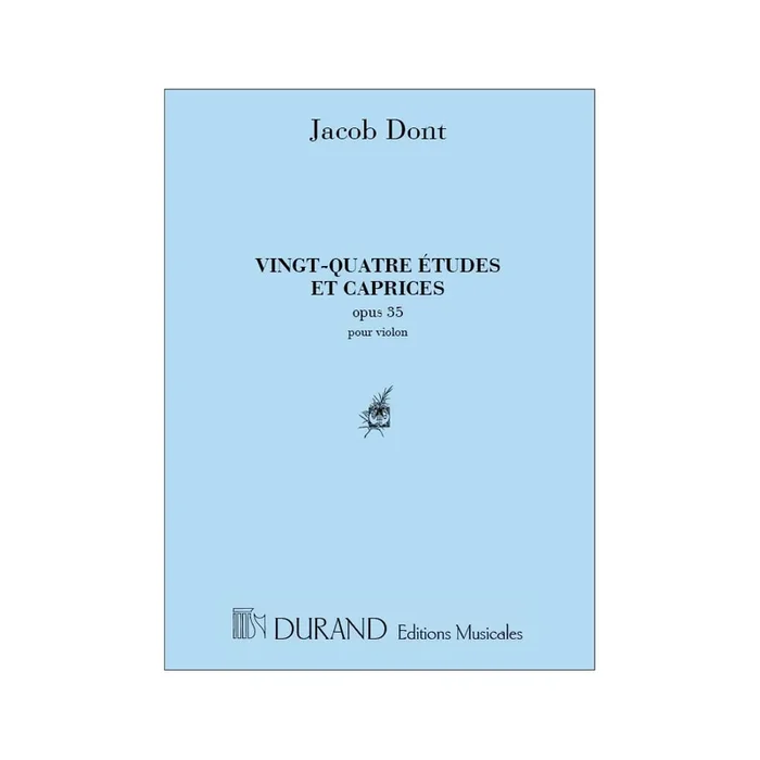 Dont, Jakob – 24 Etudes & Caprices Violon