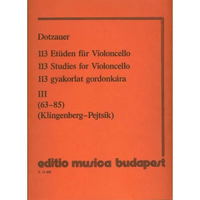 Dotzauer & Pejtsik – 113 Studies Vol.3