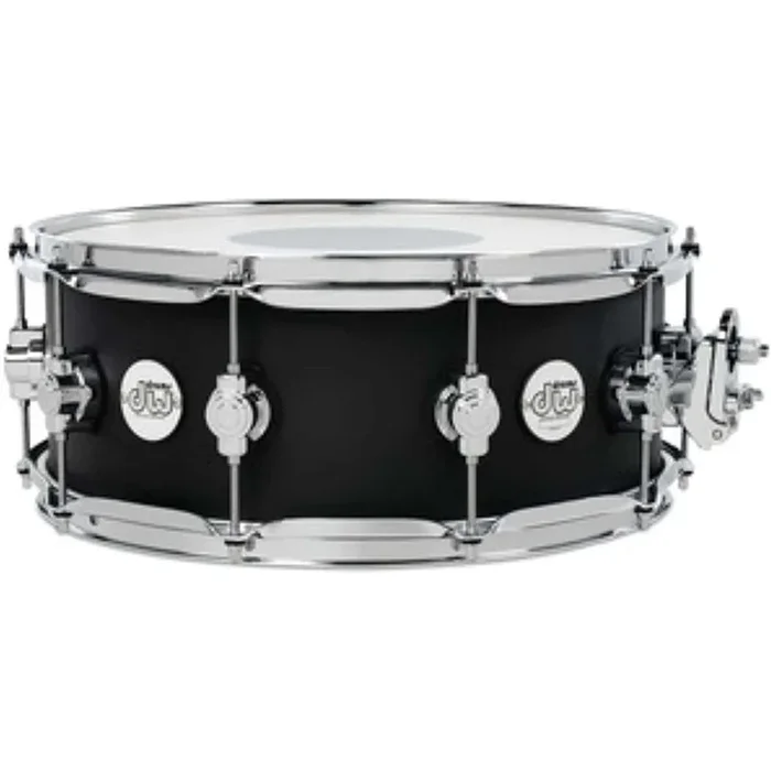 Drum Workshop DDLM5514SSBL Design Snare – 5.5×14 Black Satin