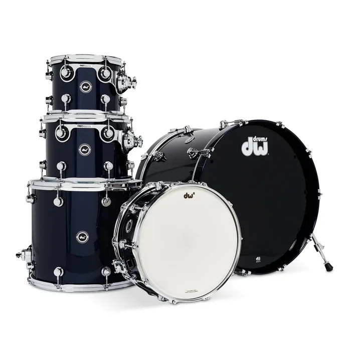 Drum Workshop DEKTLC05TBMBM DWe 5pc Shell Pack, Midnight Blue Metallic
