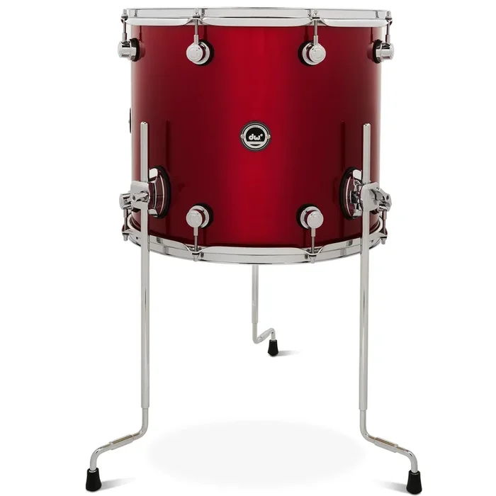 Drum Workshop DWe Floor Tom 14×16″ – Black Cherry Metallic
