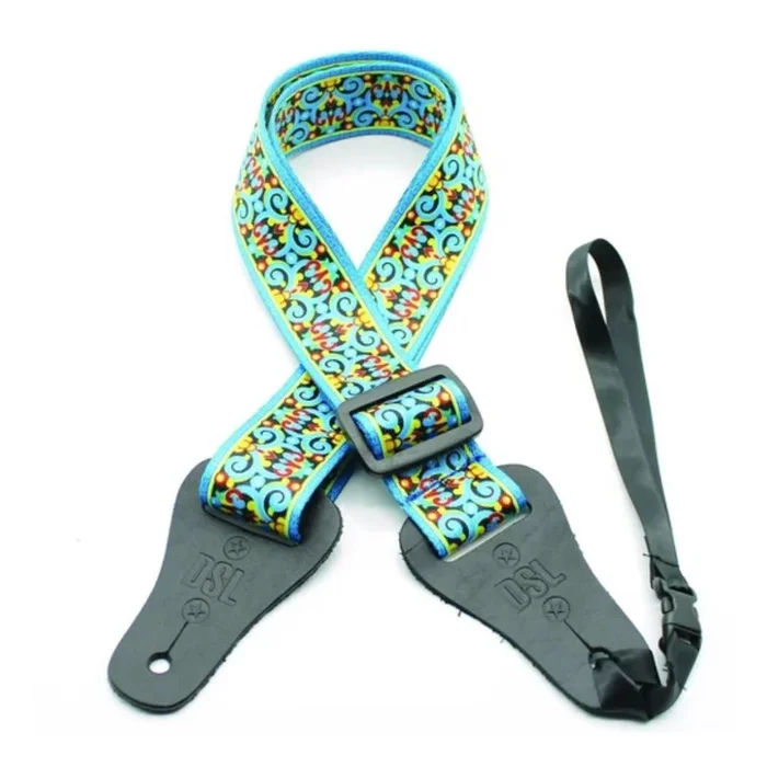 DSL Straps Bluegrass Series Poly Ukulele Strap 1.5in – SW Blue