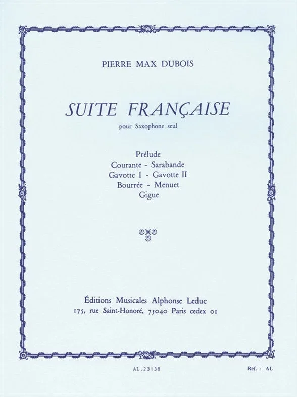Dubois: Suite Française