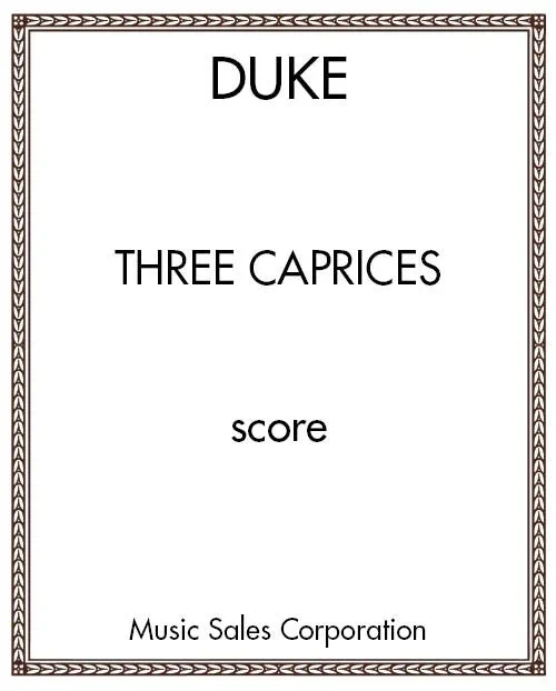 Duke: Three Caprices