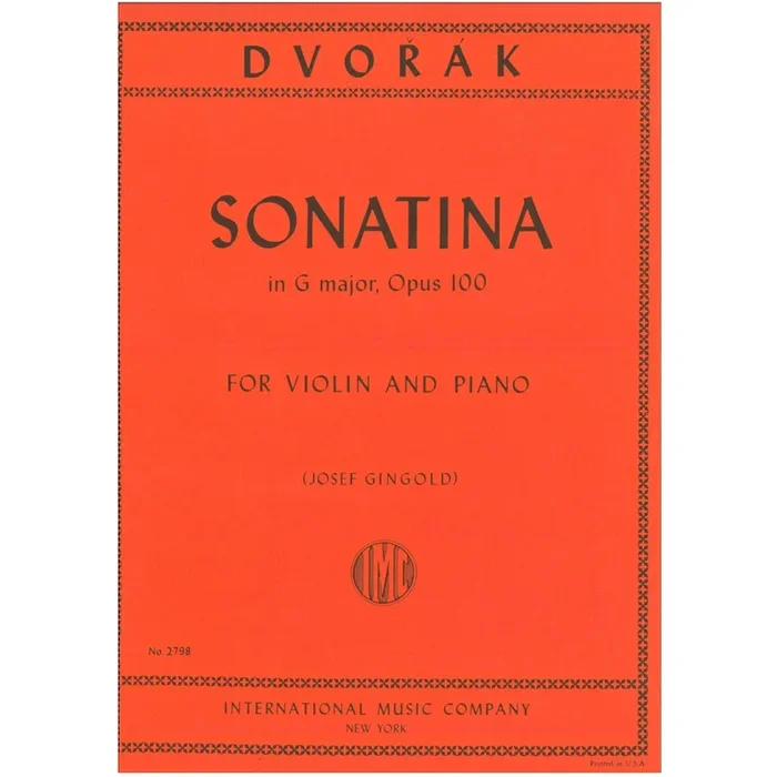 Dvořák & Gingold – Sonatina G major op.100