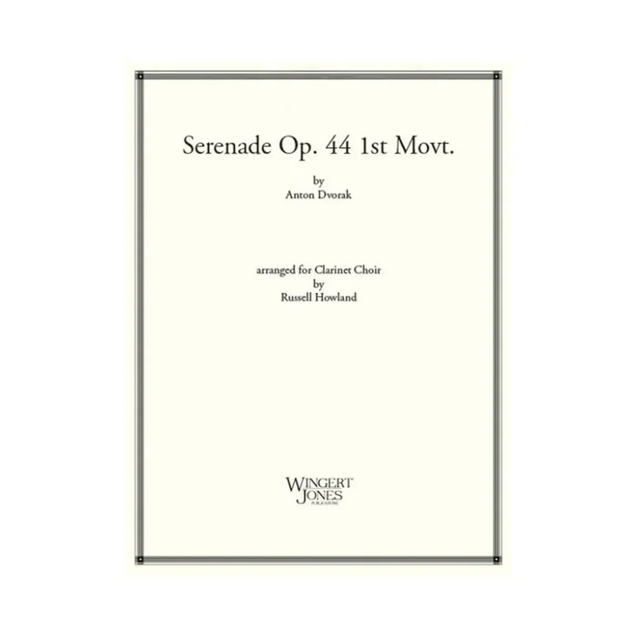 Dvořák, Antonín – Serenade Op 44 1st Mvt – Score