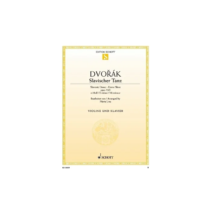 Dvořák, Antonín – Slawischer Tanz E minor op. 72/2