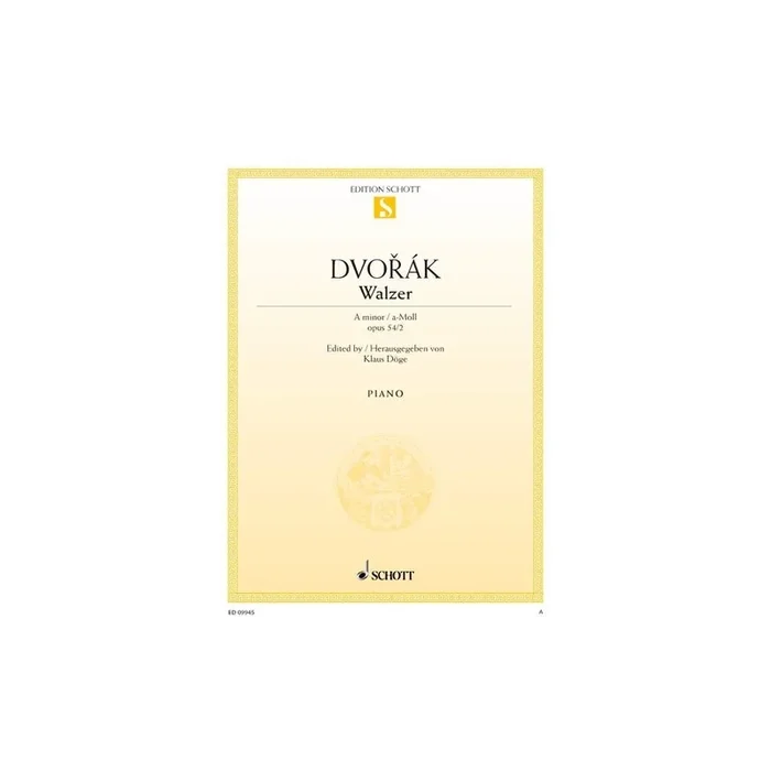 Dvořák, Antonín – Waltz A minor op. 54/2
