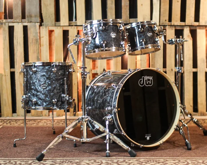 DW Performance Black Diamond Stage Drum Set – 18×22, 8×10, 9×12, 14×16