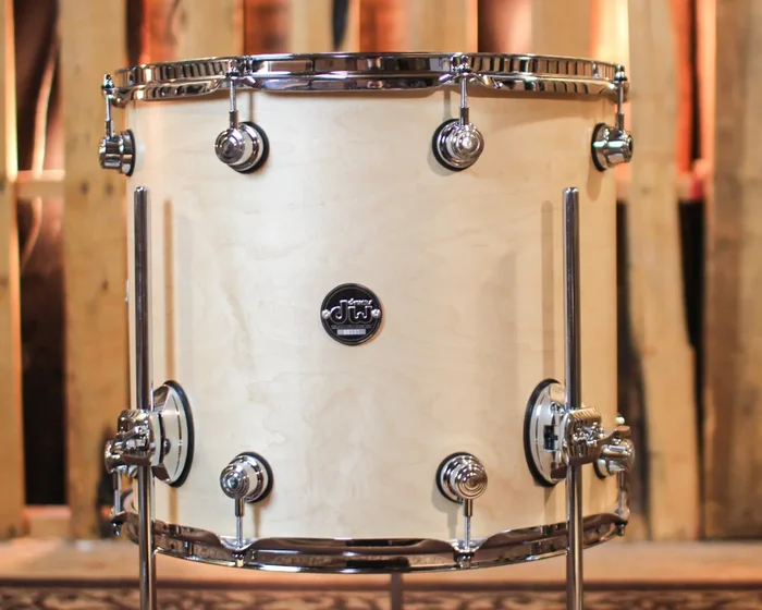 DW Performance Satin Natural Floor Tom – 14×16