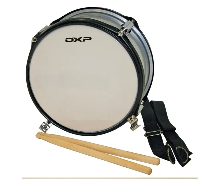 DXP 12 X 07″ Marching Snare Drum Metallic Silver