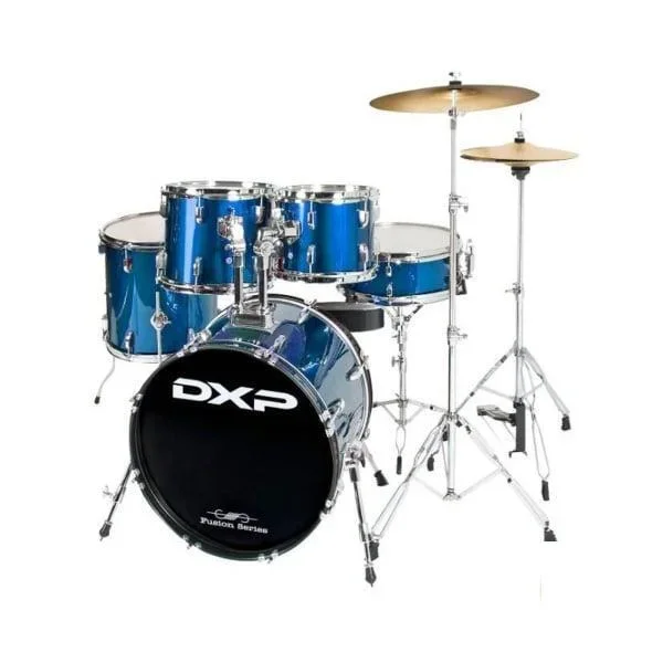DXP TX06PMBL Fusion 20 Series Drum Kit Package Midnight Blue