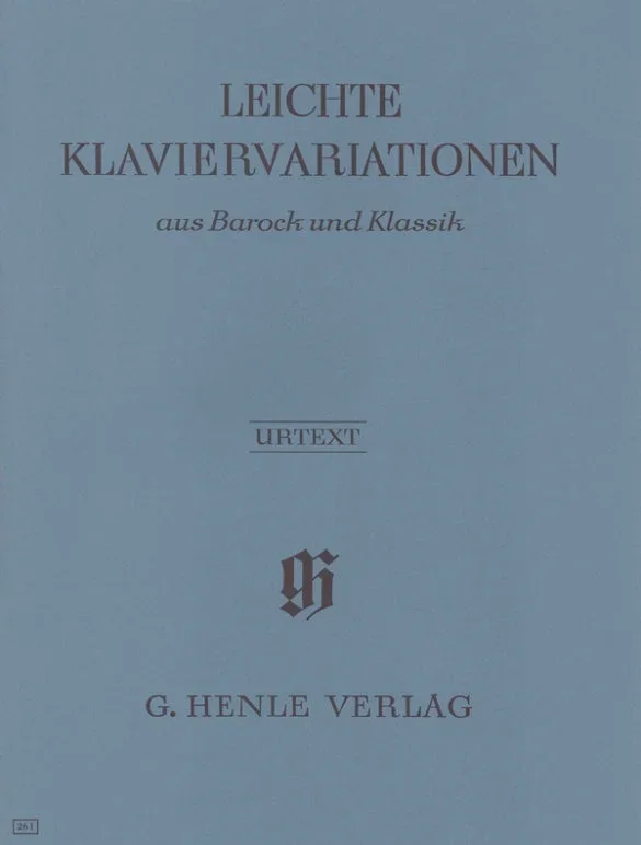 Easy Piano Variations from the Baroque and Classical Periods