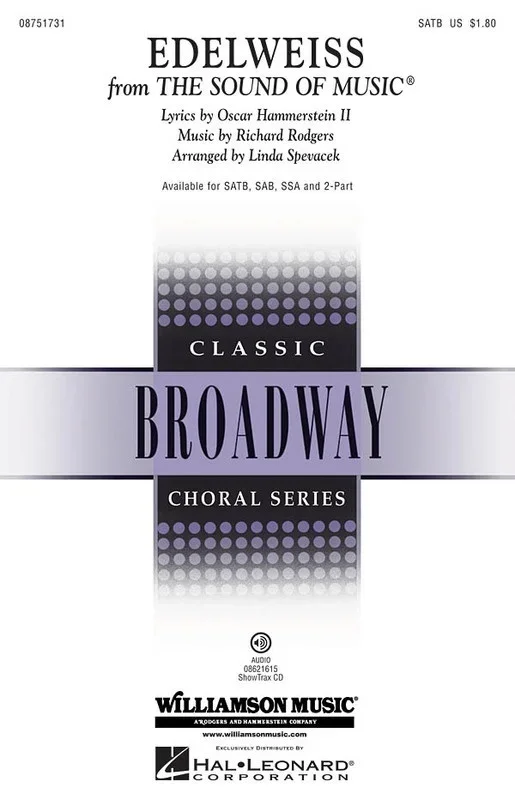 Edelweiss 2 Pt Arr Spevacek (Octavo)