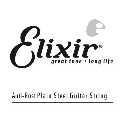 Elixir 13017 Anti-Rust Plain Steel Single String Guitar String