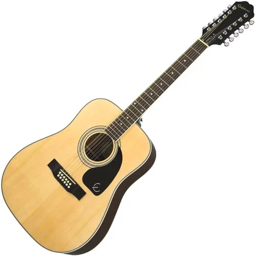 Epiphone DR212 12 String Acoustic Guitar in Natural – DR212NACH