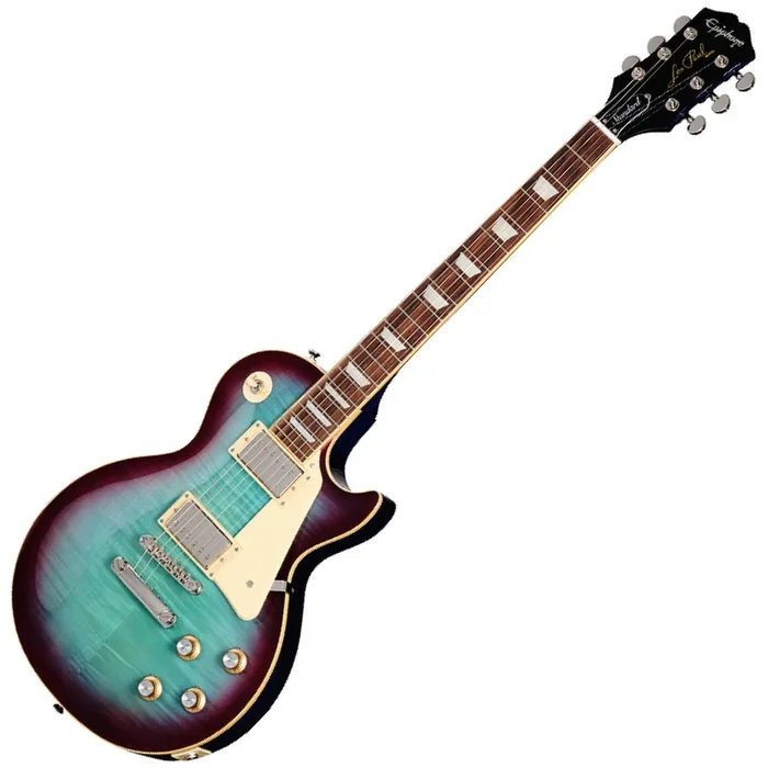 Epiphone Inspired by Gibson Les Paul Standard Electric Guitar in 60s Blueberry Burst w/Premium Bag – EIGLP6BBNH