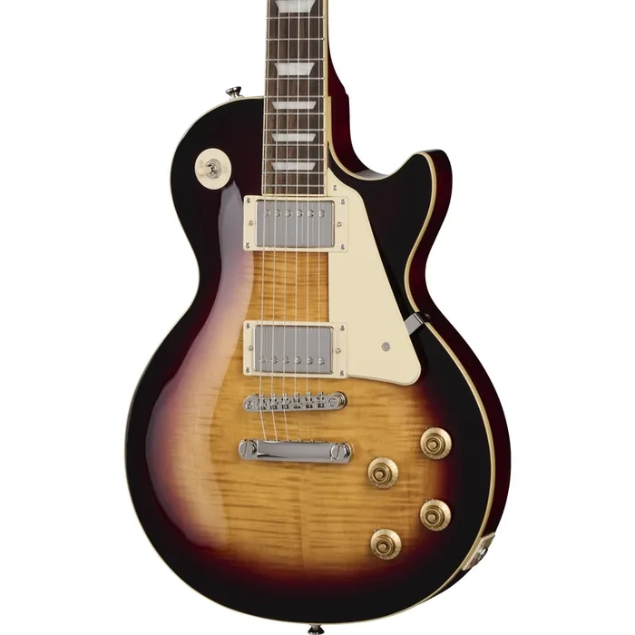 Epiphone Les Paul Standard 50s Figured Electric Guitar – Bourbon Burst
