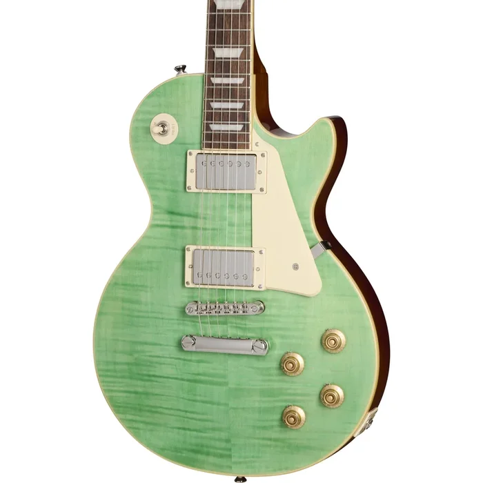 Epiphone Les Paul Standard 50s Figured Electric Guitar – Sea Foam Green