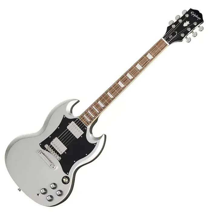 Epiphone SG Standard Electric Guitar in Silver Mist w/Premium Gig Bag – EIGSGSSMNH
